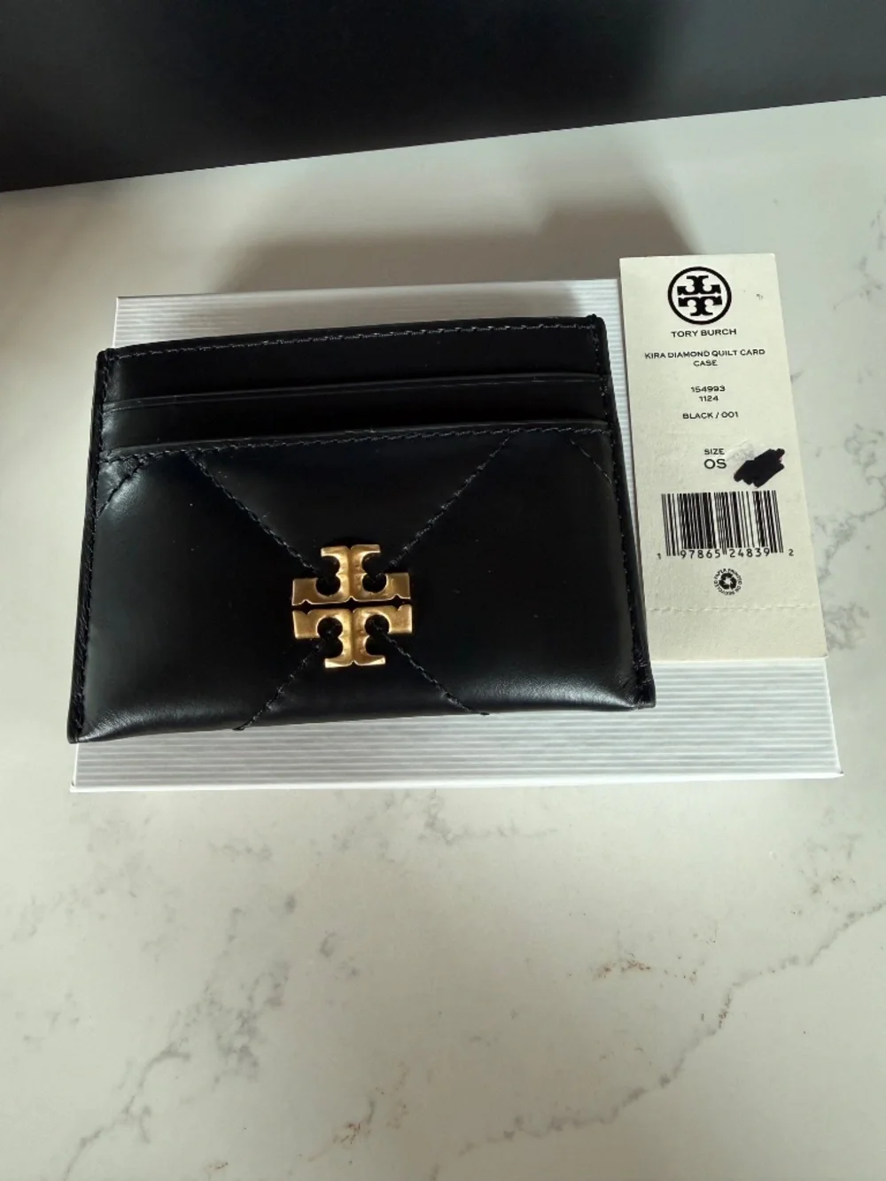 Tory Burch Kira Diamond Quilt Card Case